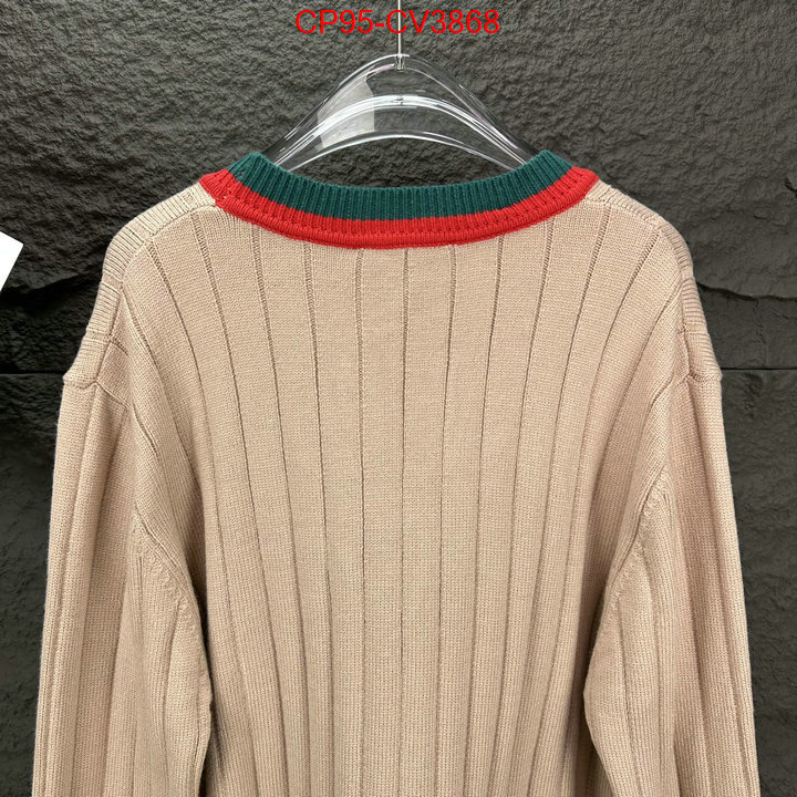 Clothing-Gucci what's best ID: CV3868 $: 95USD