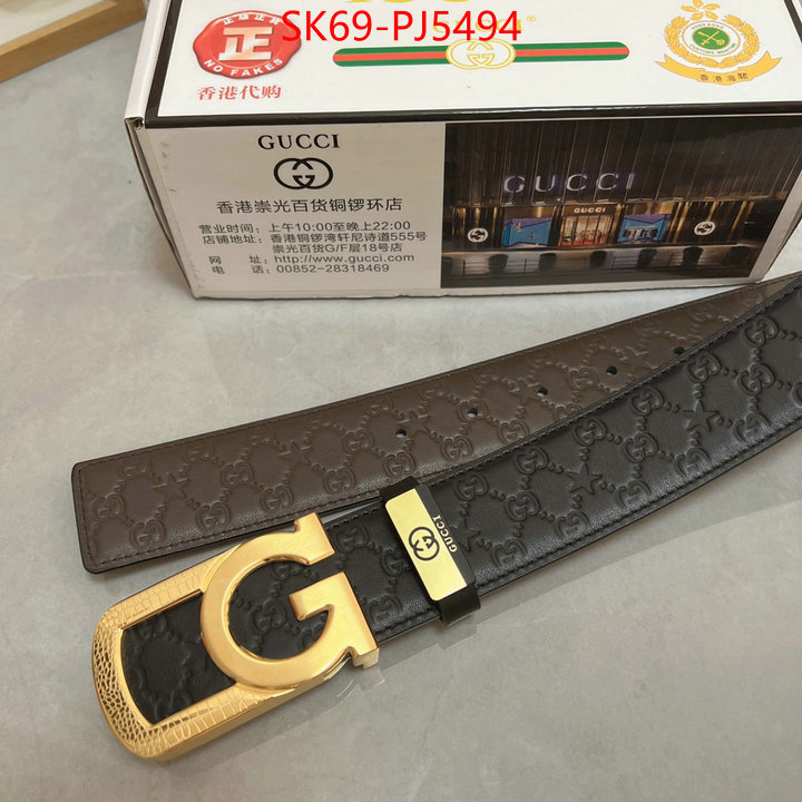 Belts-Gucci top fake designer ID: PJ5494 $: 69USD