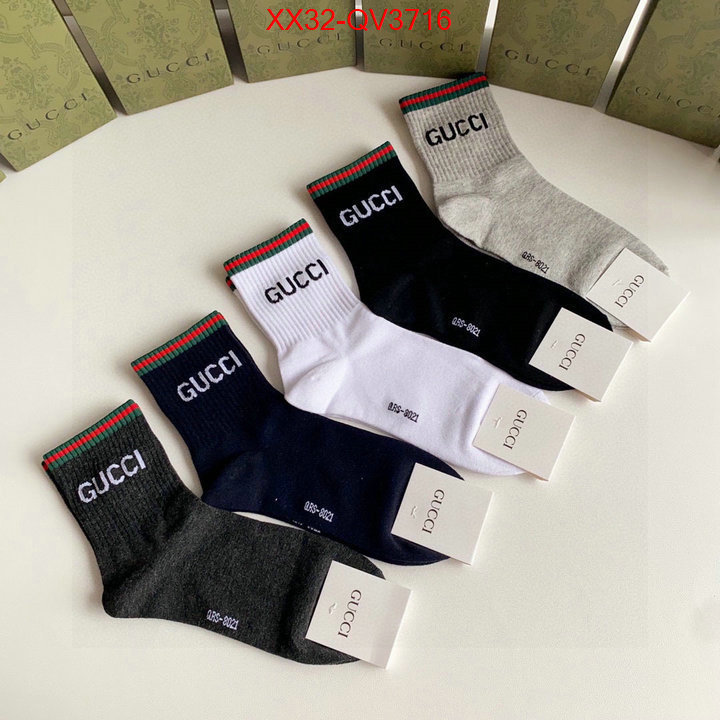 Sock-Gucci buy first copy replica ID: QV3716 $: 32USD