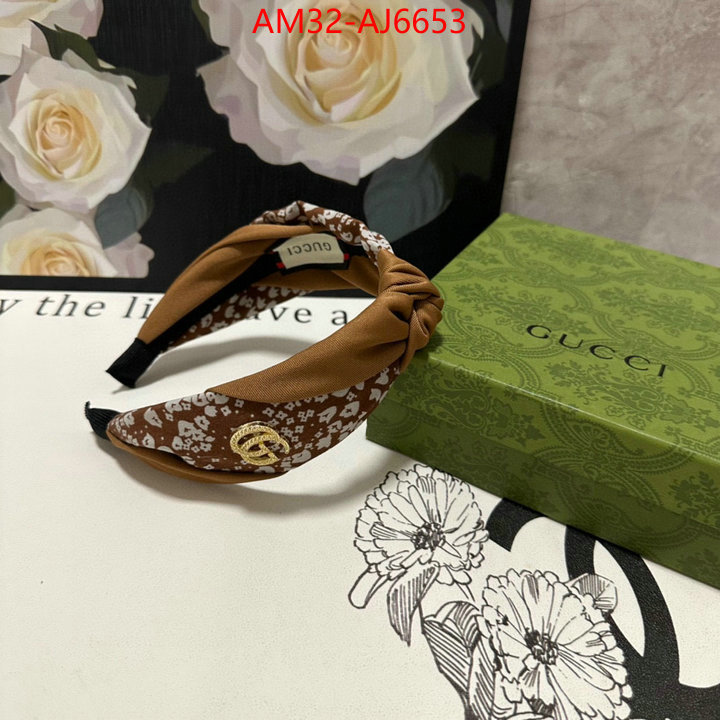 Hair band-Gucci how can i find replica ID: AJ6653 $: 32USD