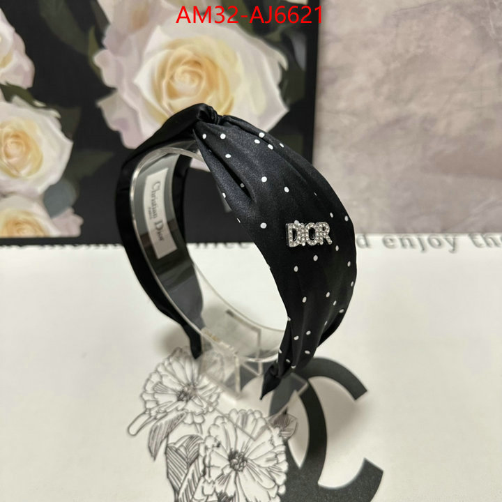 Hair band-Dior high quality ID: AJ6621 $: 32USD