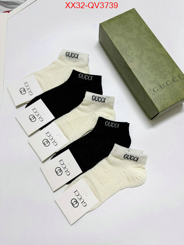 Sock-Gucci outlet 1:1 replica ID: QV3739 $: 32USD