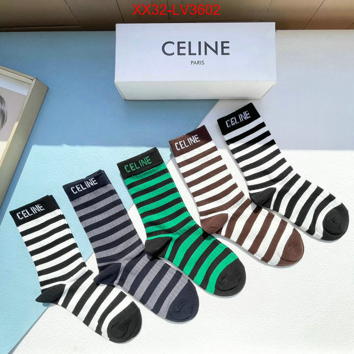 Sock-CELINE china sale ID: LV3602 $: 32USD