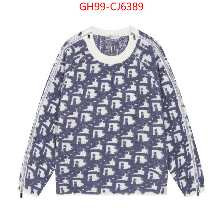 Clothing-Dior top grade ID: CJ6389 $: 99USD