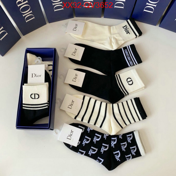 Sock-Dior knockoff highest quality ID: QV3652 $: 32USD