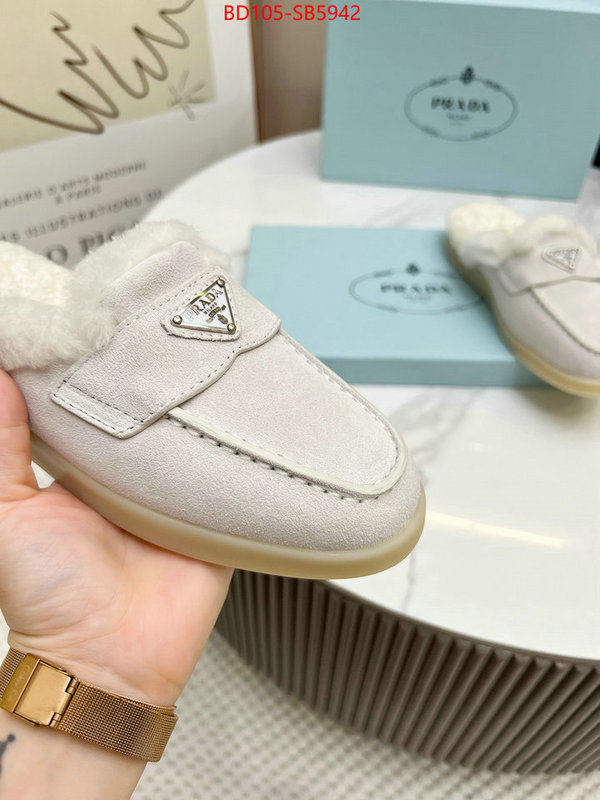 Women Shoes-Prada high quality replica designer ID: SB5942 $: 105USD