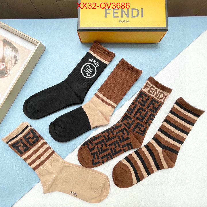 Sock-Fendi is it ok to buy replica ID: QV3686 $: 32USD