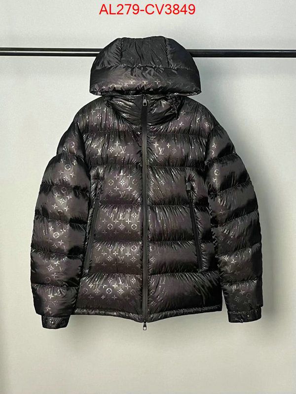 Down jacket Men-LV designer 1:1 replica ID: CV3849 $: 279USD