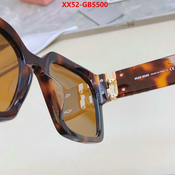 Glasses-Miu Miu aaaaa+ replica designer ID: GB5500 $: 52USD