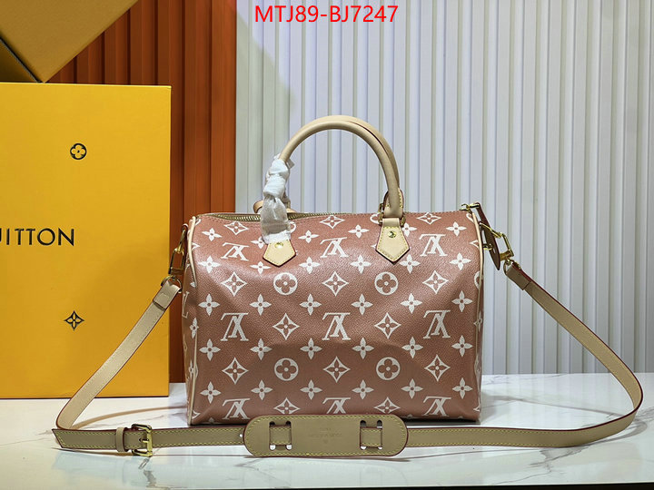 LV Bags(4A)-Speedy- aaaaa replica ID: BJ7247 $: 89USD,