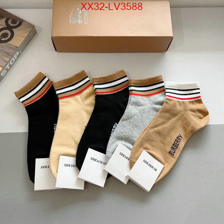 Sock-Burberry mirror quality ID: LV3588 $: 32USD