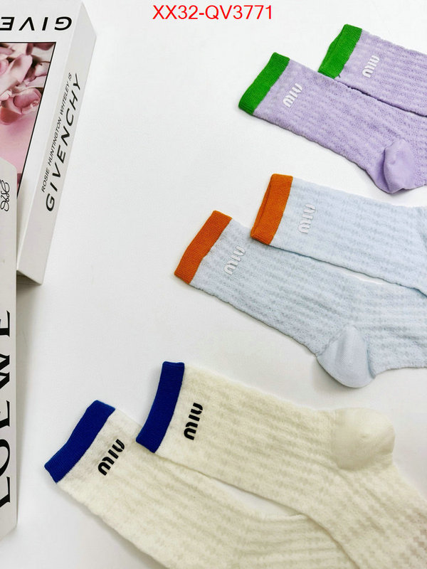 Sock-Miu Miu what is a counter quality ID: QV3771 $: 32USD