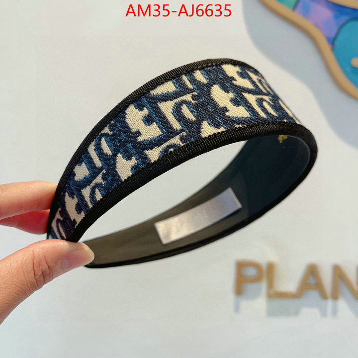 Hair band-Dior new designer replica ID: AJ6635 $: 35USD