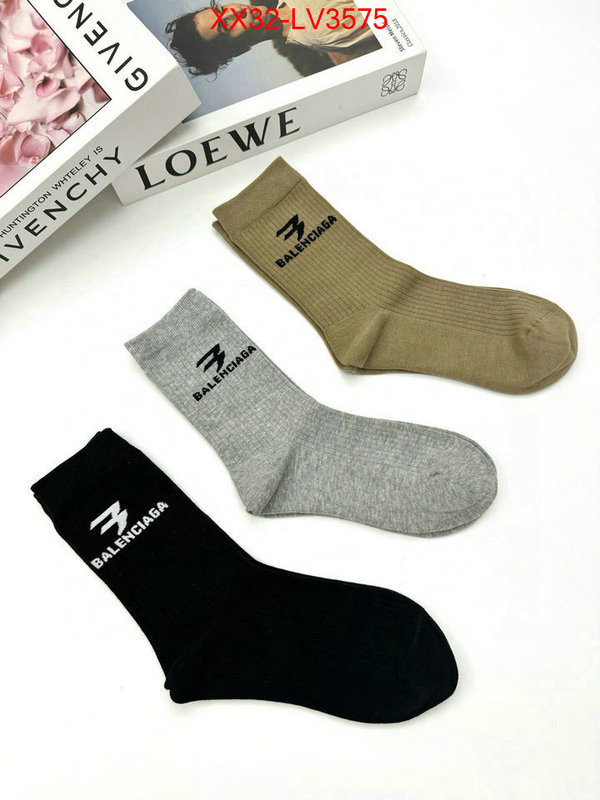 Sock-Balenciaga mirror copy luxury ID: LV3575 $: 32USD