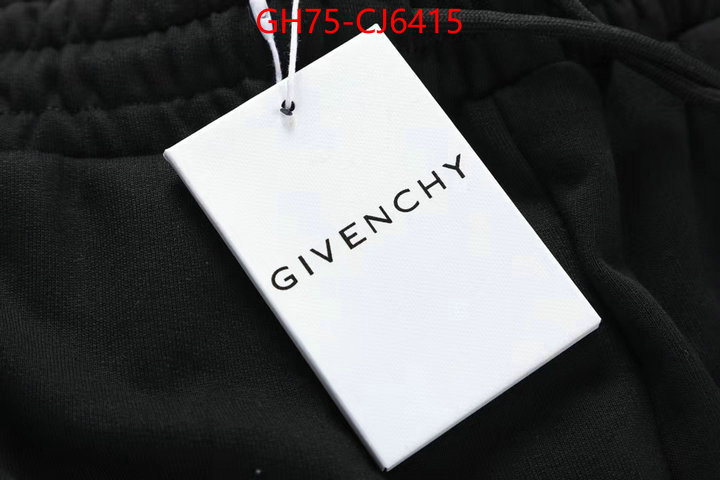 Clothing-Givenchy outlet sale store ID: CJ6415 $: 75USD