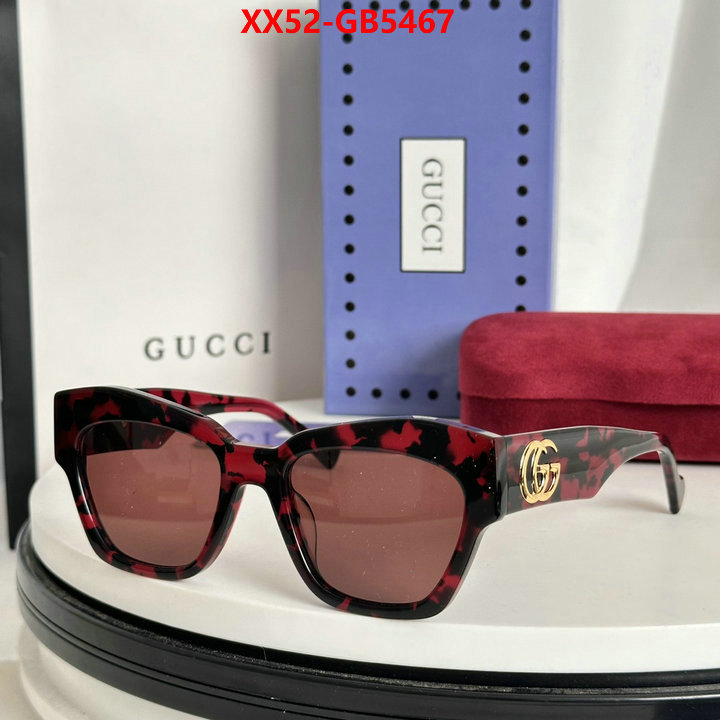 Glasses-Gucci fashion designer ID: GB5467 $: 52USD