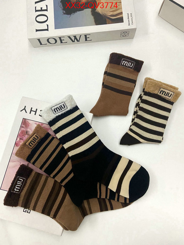 Sock-Miu Miu the best affordable ID: QV3774 $: 32USD