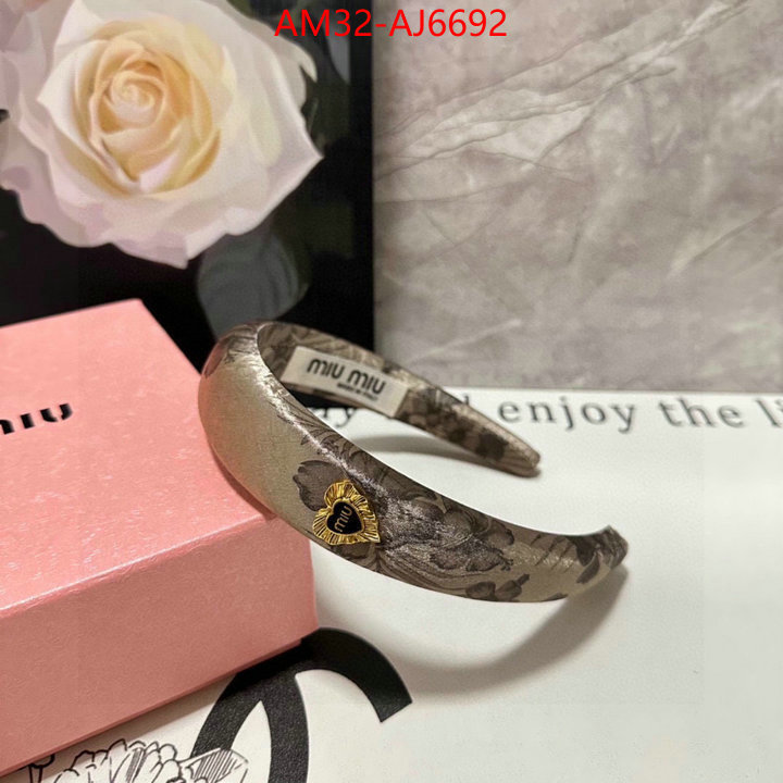 Hair band-MIU MIU replica designer ID: AJ6692 $: 32USD