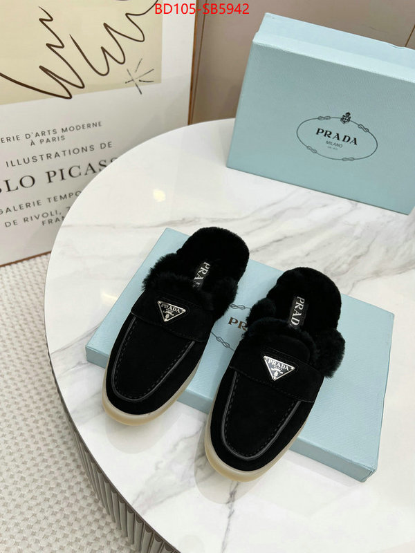 Women Shoes-Prada high quality replica designer ID: SB5942 $: 105USD