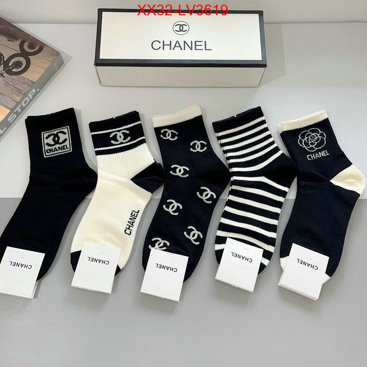 Sock-Chanel best quality replica ID: LV3619 $: 32USD