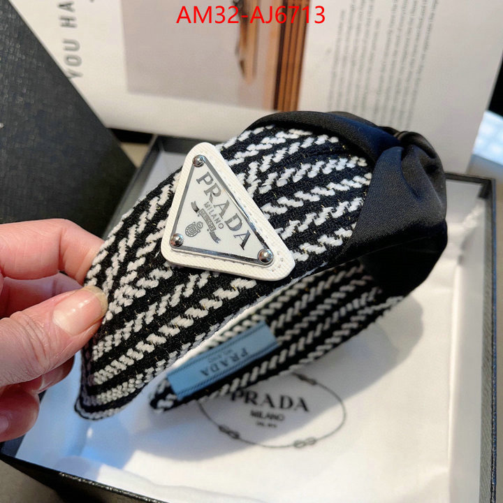 Hair band-Prada perfect replica ID: AJ6713 $: 32USD