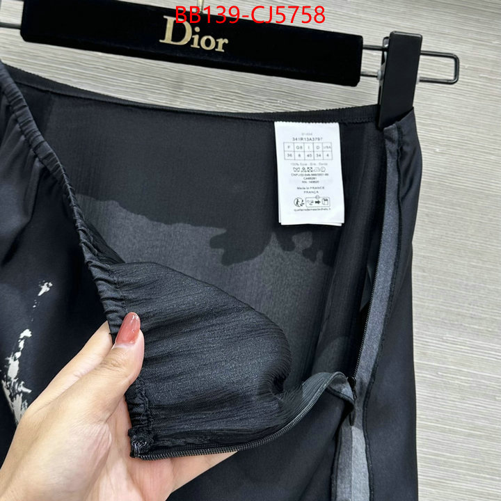 Clothing-Dior replica wholesale ID: CJ5758 $: 139USD