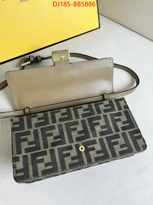 Fendi Bags(TOP)-Baguette 7 star replica ID: BB5886 $: 185USD,