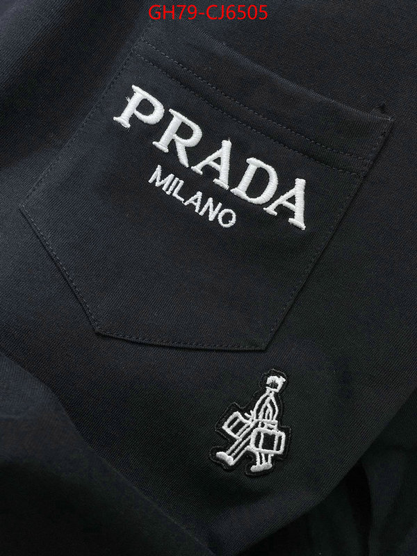 Clothing-Prada the quality replica ID: CJ6505 $: 79USD