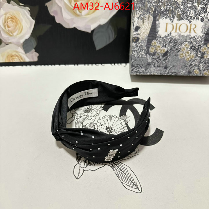 Hair band-Dior high quality ID: AJ6621 $: 32USD