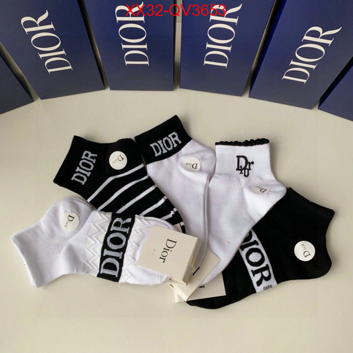 Sock-Dior where to buy replicas ID: QV3653 $: 32USD