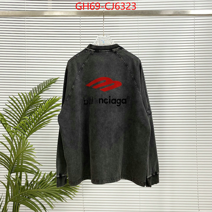 Clothing-Balenciaga where quality designer replica ID: CJ6323 $: 69USD