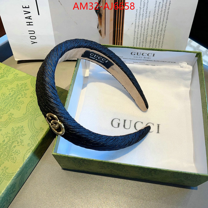 Hair band-Gucci new designer replica ID: AJ6658 $: 32USD