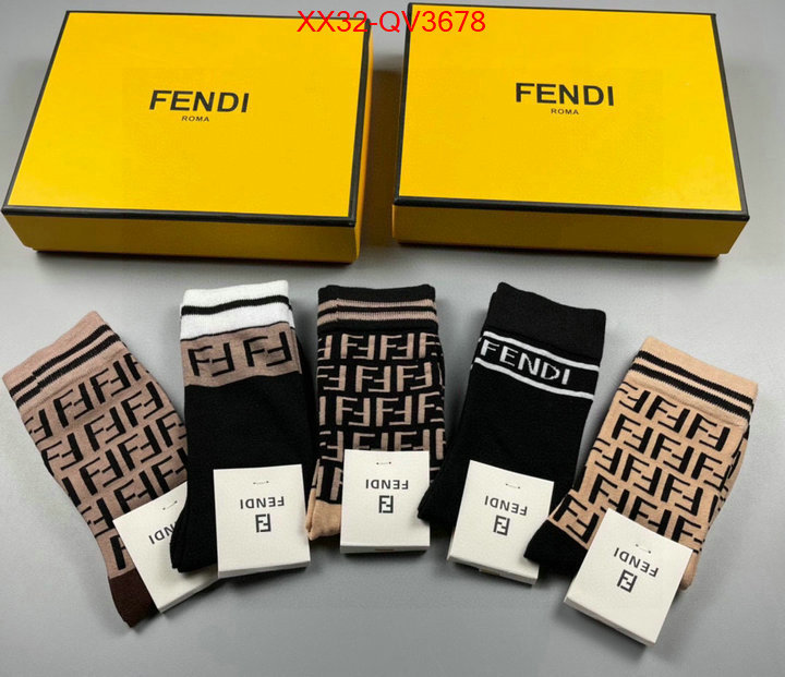 Sock-Fendi high quality aaaaa replica ID: QV3678 $: 32USD