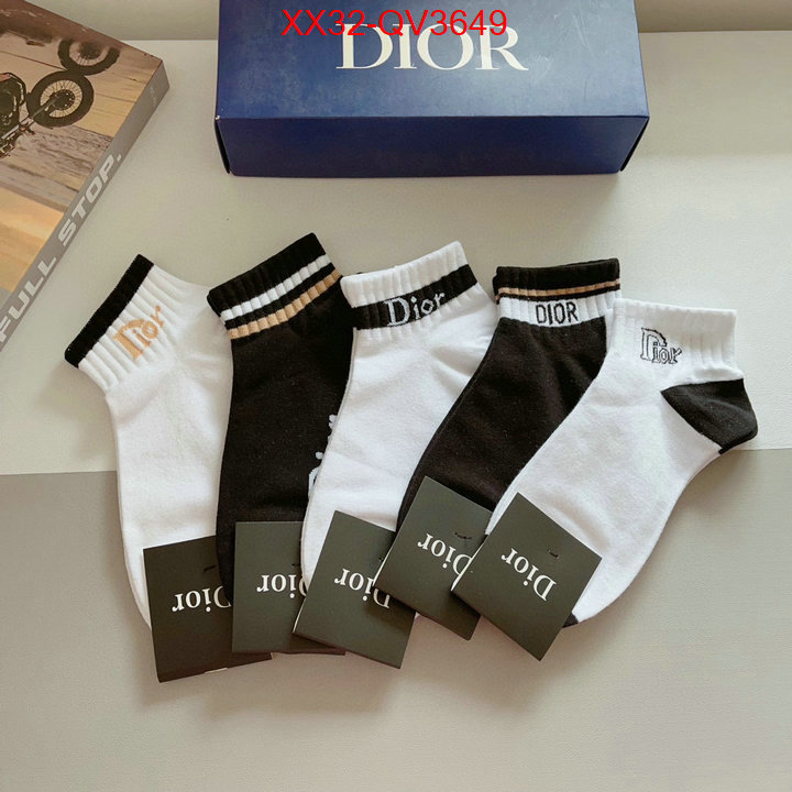 Sock-Dior cheap high quality replica ID: QV3649 $: 32USD