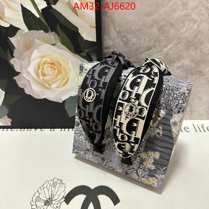 Hair band-Dior high quality replica designer ID: AJ6620 $: 32USD