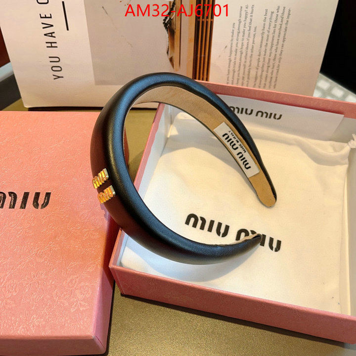 Hair band-MIU MIU wholesale designer shop ID: AJ6701 $: 32USD