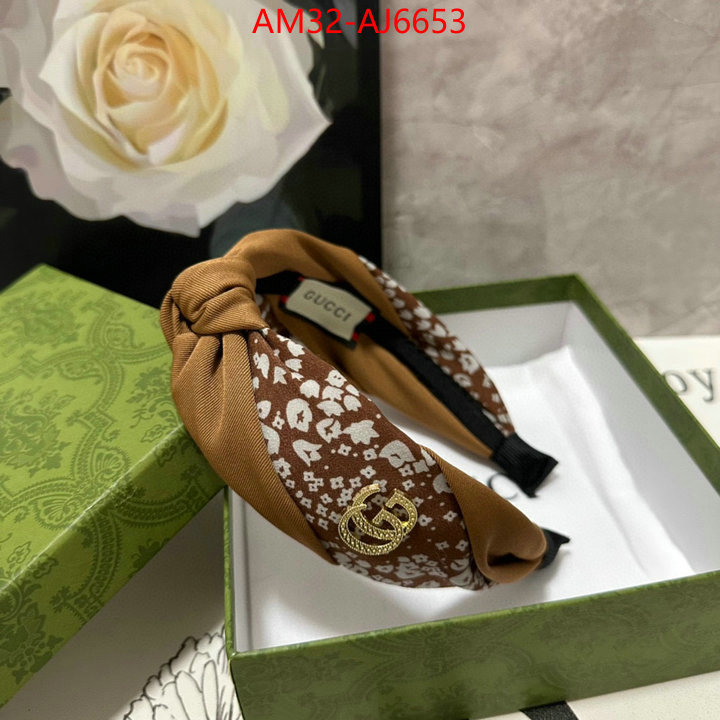 Hair band-Gucci how can i find replica ID: AJ6653 $: 32USD