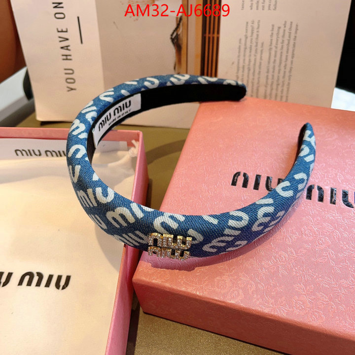 Hair band-MIU MIU high quality replica ID: AJ6689 $: 32USD