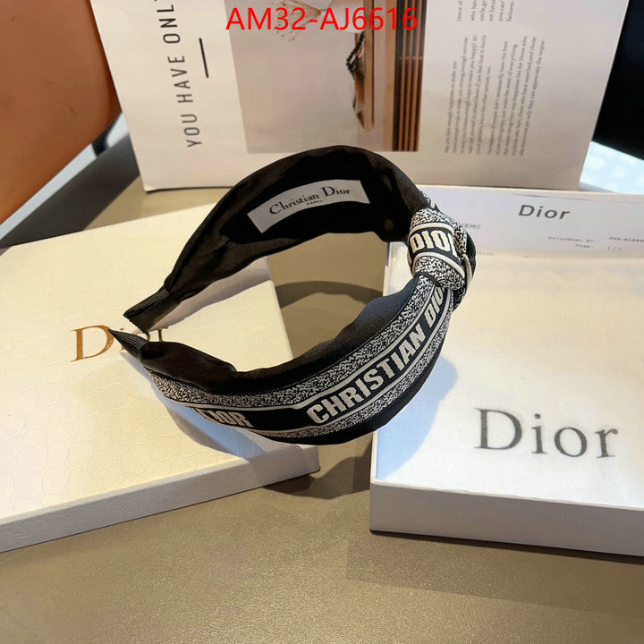 Hair band-Dior knockoff ID: AJ6616 $: 32USD