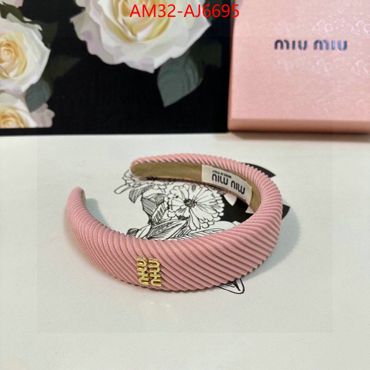 Hair band-MIU MIU top designer replica ID: AJ6695 $: 32USD