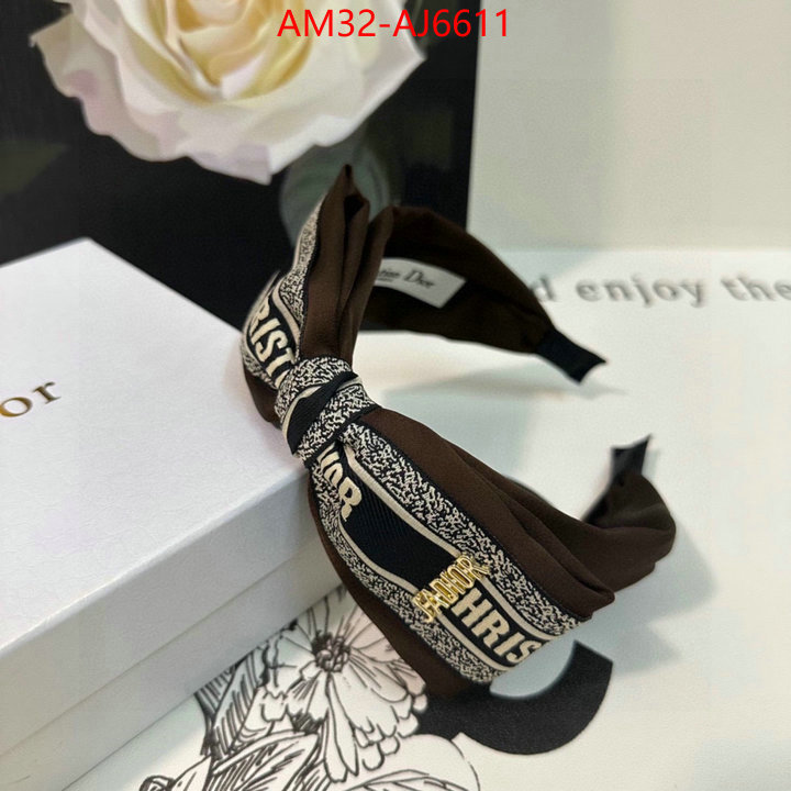 Hair band-Dior knockoff highest quality ID: AJ6611 $: 32USD