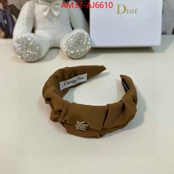 Hair band-Dior how to find designer replica ID: AJ6610 $: 32USD