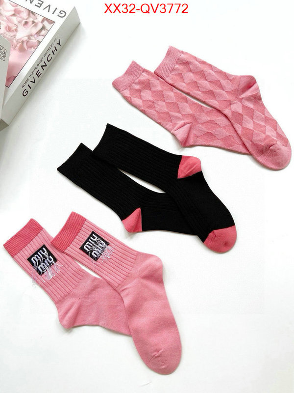 Sock-Miu Miu wholesale 2024 replica ID: QV3772 $: 32USD