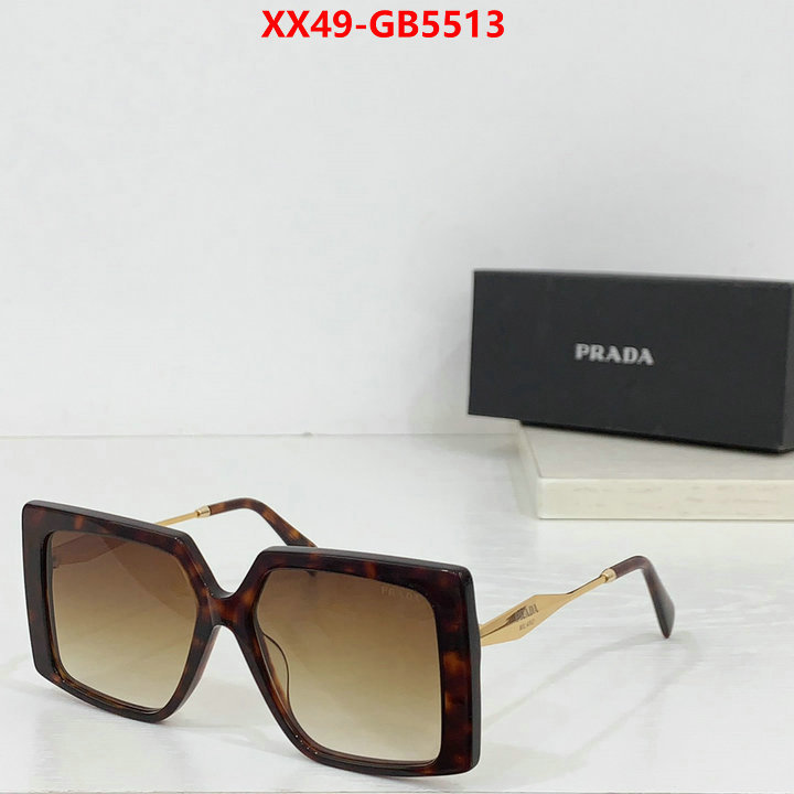 Glasses-Prada what 1:1 replica ID: GB5513 $: 49USD