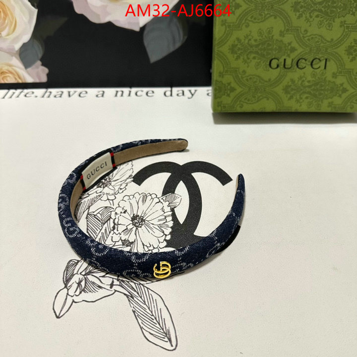 Hair band-Gucci fake high quality ID: AJ6664 $: 32USD