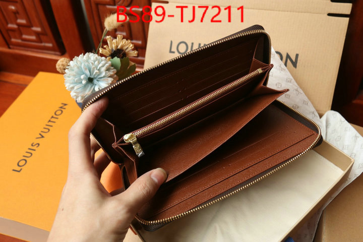 LV Bags(TOP)-Wallet aaaaa+ class replica ID: TJ7211 $: 89USD,