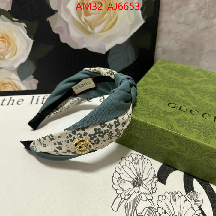 Hair band-Gucci how can i find replica ID: AJ6653 $: 32USD