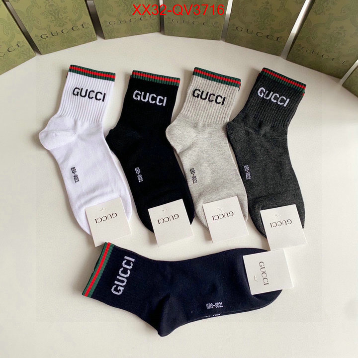 Sock-Gucci buy first copy replica ID: QV3716 $: 32USD