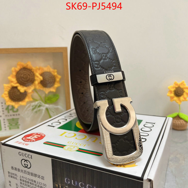 Belts-Gucci top fake designer ID: PJ5494 $: 69USD