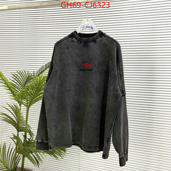 Clothing-Balenciaga where quality designer replica ID: CJ6323 $: 69USD